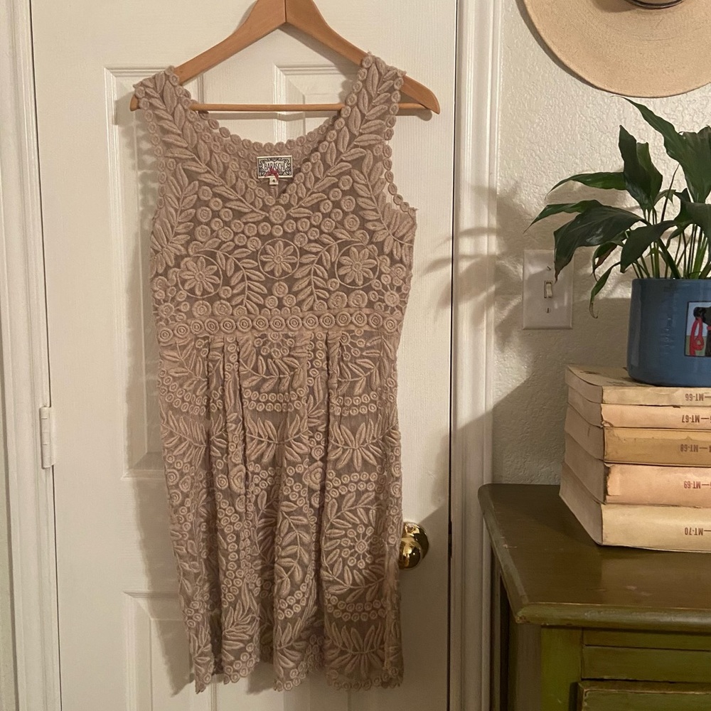 Anthropologie Veiled Alder Dress by Yoana Baraschi